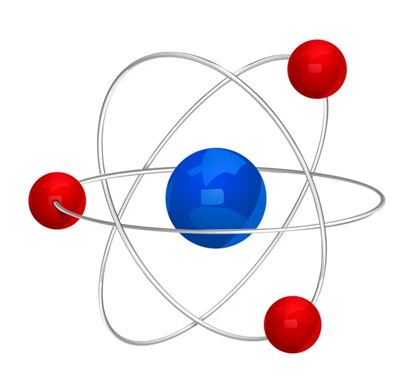Símbolo átomo. Vector . — Vector de stock