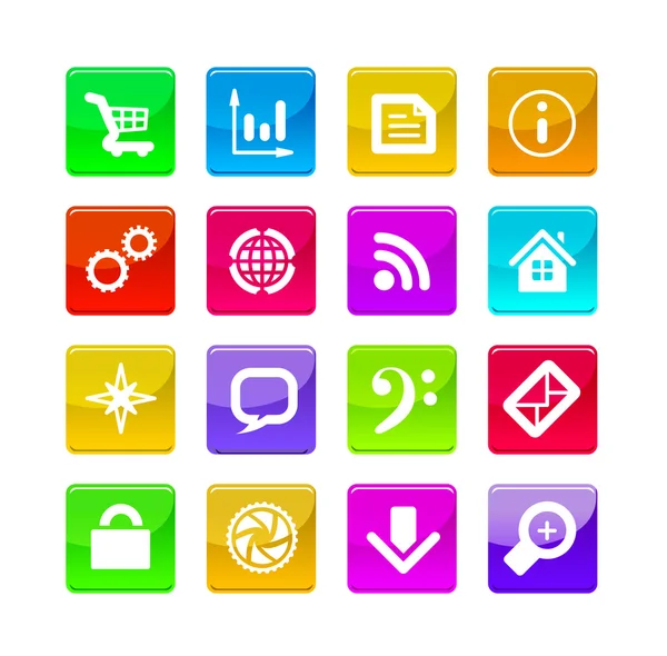 Iconos de aplicación — Vector de stock