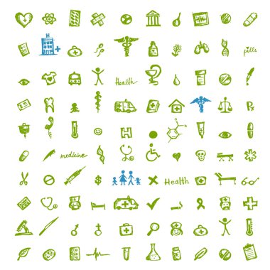 Medical icons for your design clipart