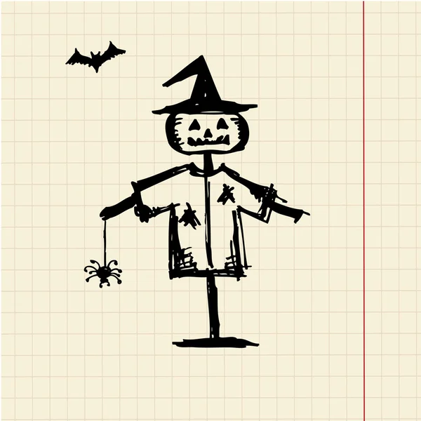 Symbole de nuit Halloween pour votre design — Image vectorielle