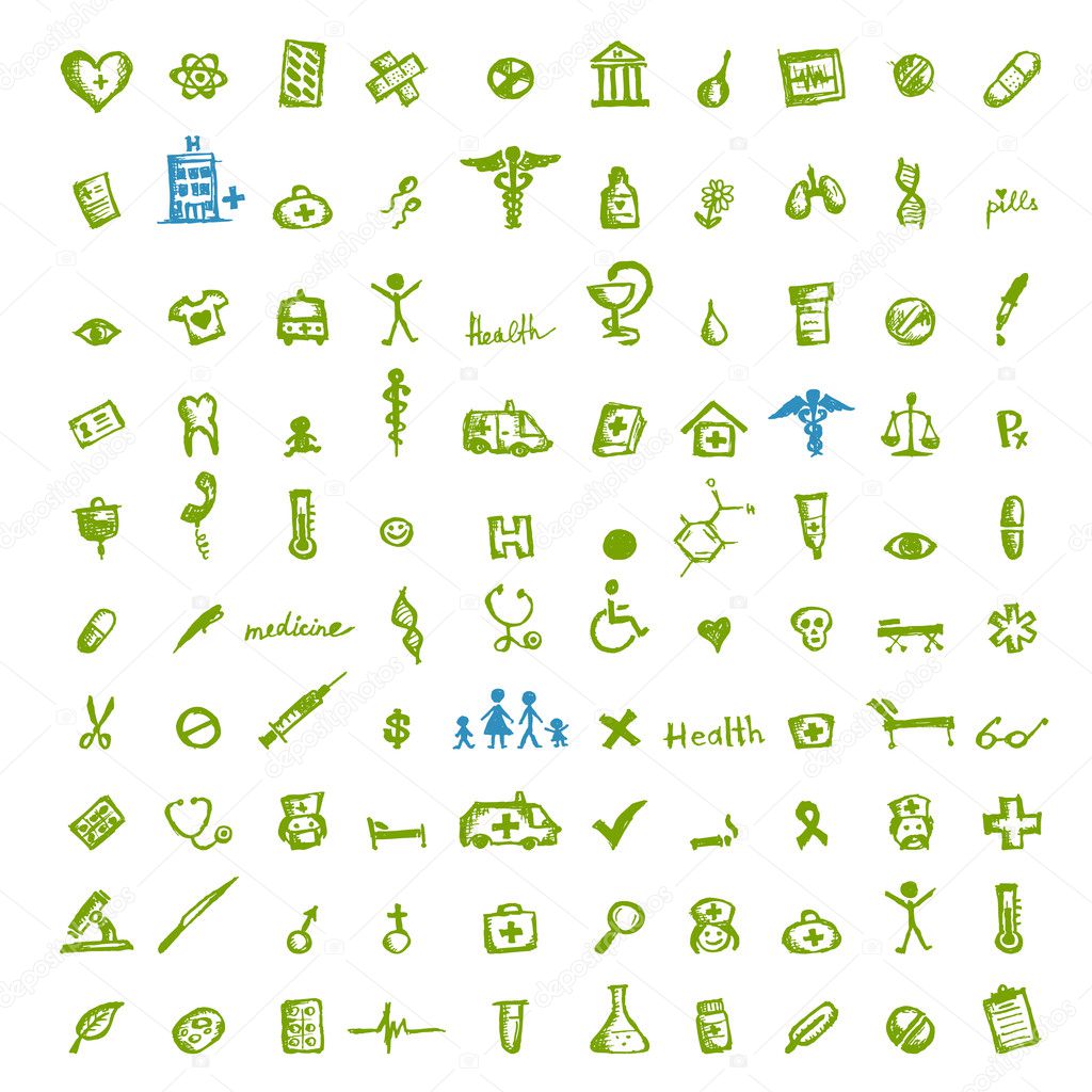 Medical icons for your design
