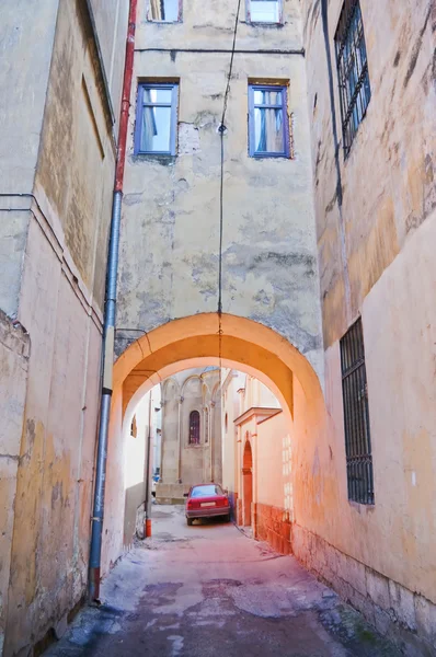 stock image Medieval street