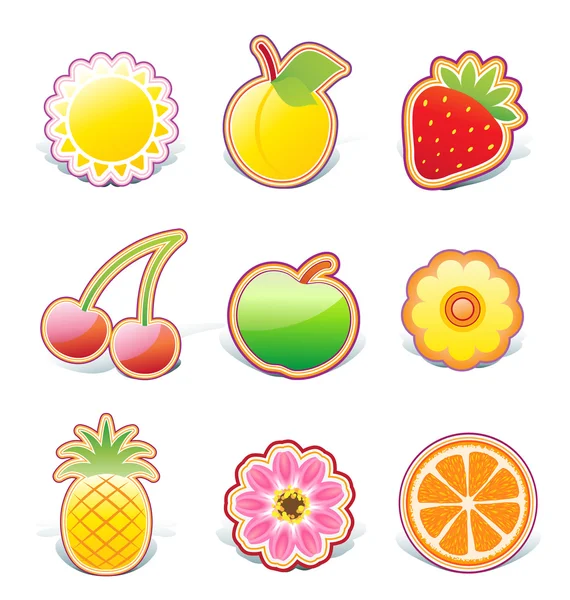 Fruity design elements — Stock Photo, Image