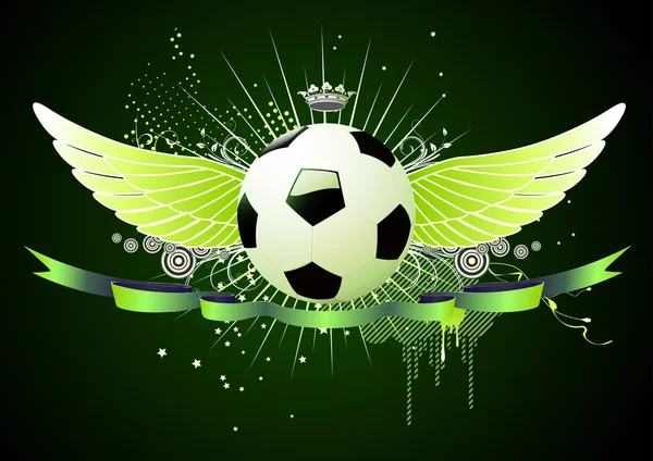 Футбольные эмблемы — стоковый вектор
