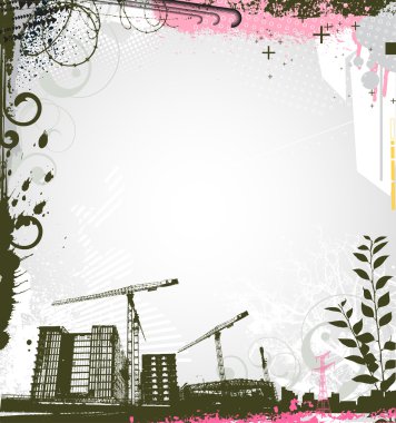 Urban background clipart