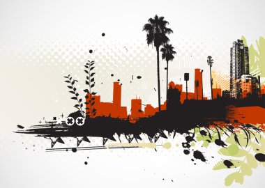 Urban background clipart