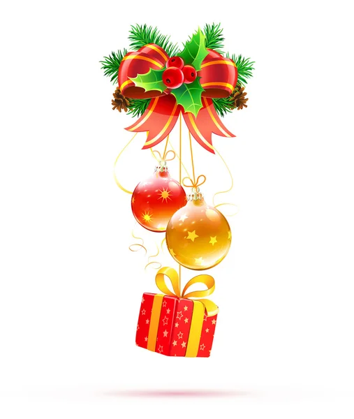 Christmas decorative composition — Stock Photo, Image