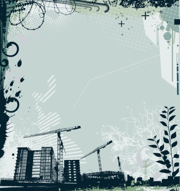 Urban background clipart