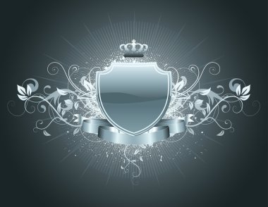 Heraldic shield clipart