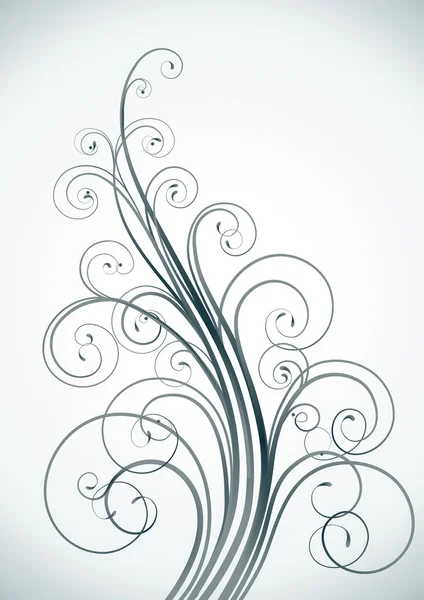 Virágos dekoratív háttér — Stock Vector