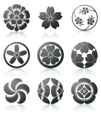 Floral elements clipart