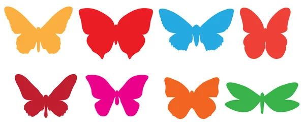 Funky colorful butterfly — Stock Vector