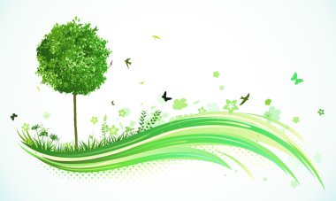 Green Eco Background clipart