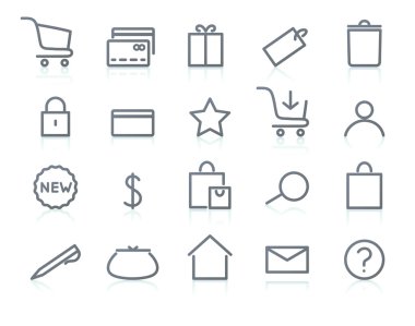 Icon set clipart