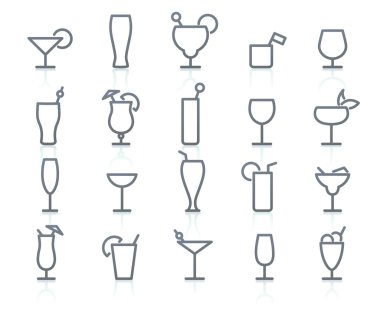 Icon set clipart