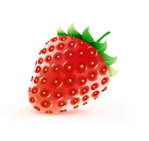Söta jordgubbar — Stock vektor