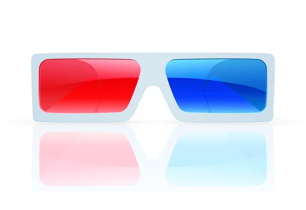 3d glasses — Stock Vector