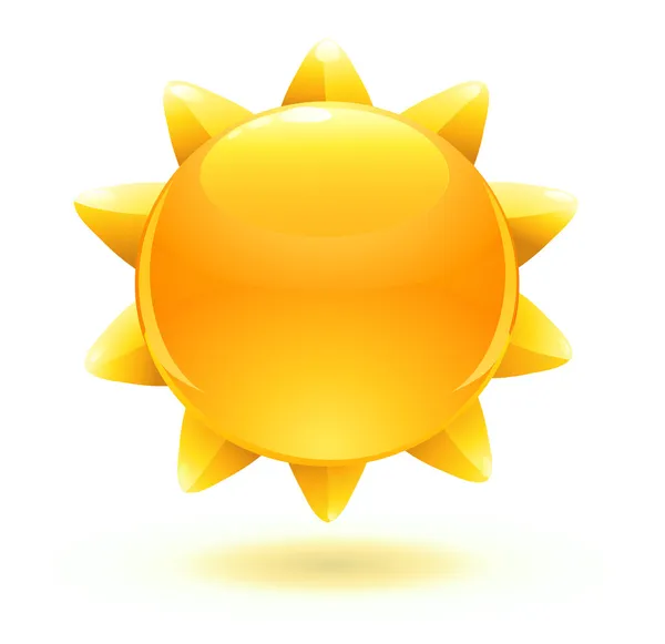 Summer sun — Stock Vector