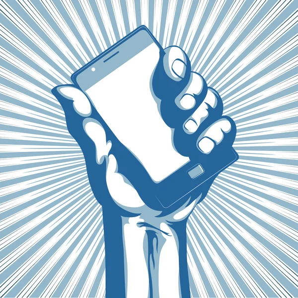 Moderne mobiele telefoon — Stockvector