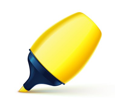 Yellow marker clipart