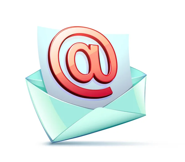 Símbolo de correo electrónico — Vector de stock