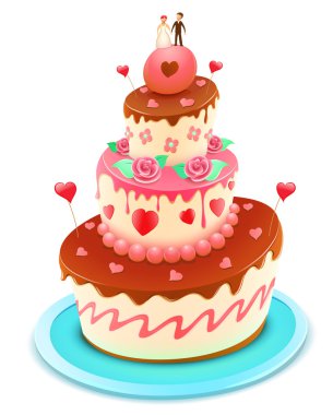 Wedding cake clipart