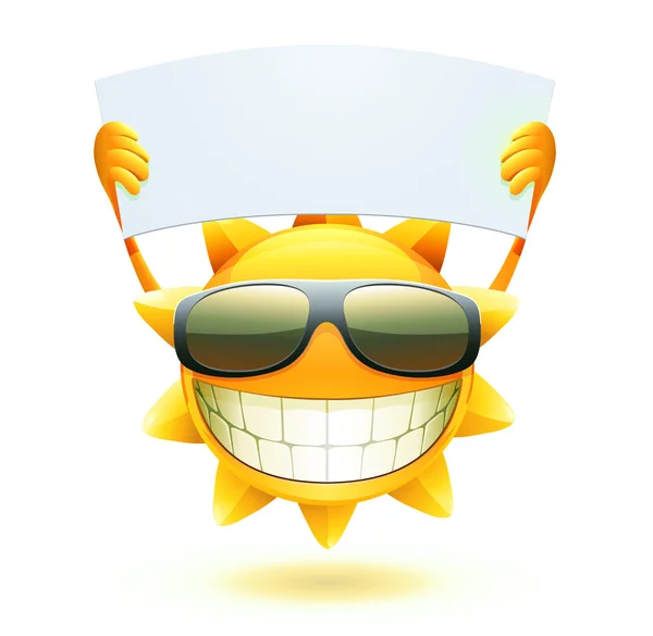 Feliz sol de verão —  Vetores de Stock
