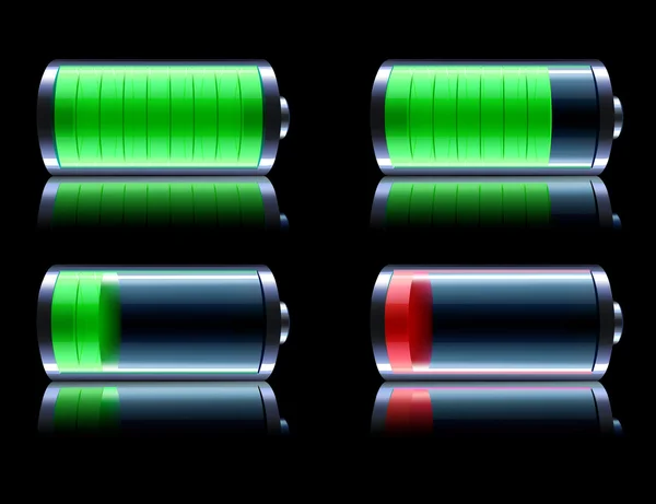Glanzende batterij — Stockfoto