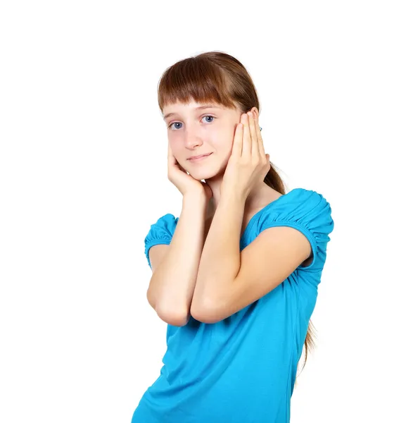 stock image Portrait of pretty teenage girl