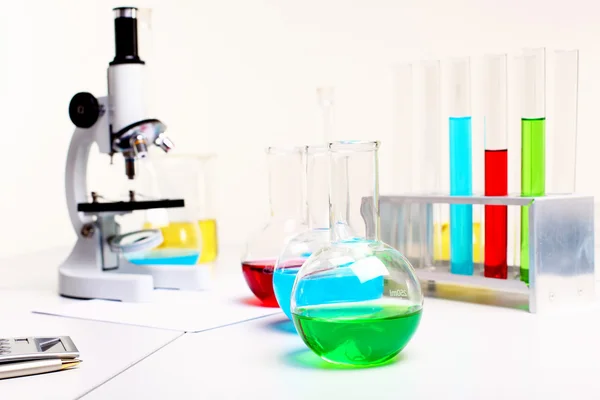 Χημεία ή η βιολογία laborotary εξοπλισμός — Φωτογραφία Αρχείου