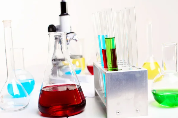 Хімії або біології лабораторного обладнання — стокове фото