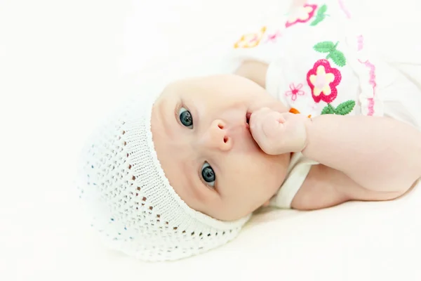 Porträtt av ett spädbarn — Stockfoto