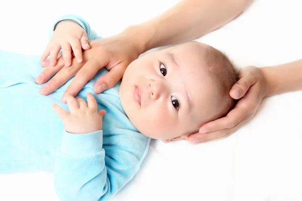 Portrait of an infant baby boy — Stock Photo, Image