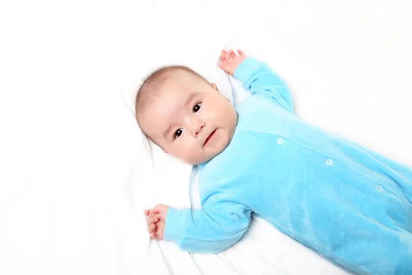 Portret chłopca niemowlę noworodek — Zdjęcie stockowe