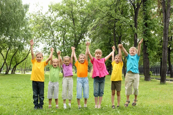Group of children in the park — Stock Photo, Image
