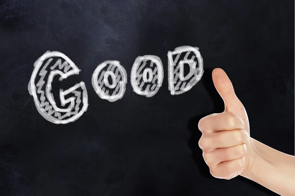 School board with the word Good on it — Stock Photo, Image