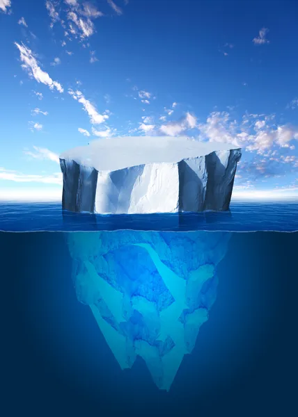 Smeltende ijsberg — Stockfoto