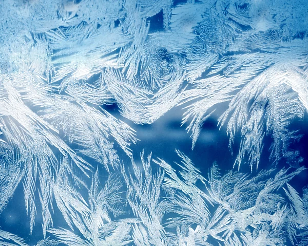 Fundo de inverno com flocos de neve brancos — Fotografia de Stock