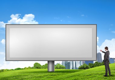 Blank billboard clipart