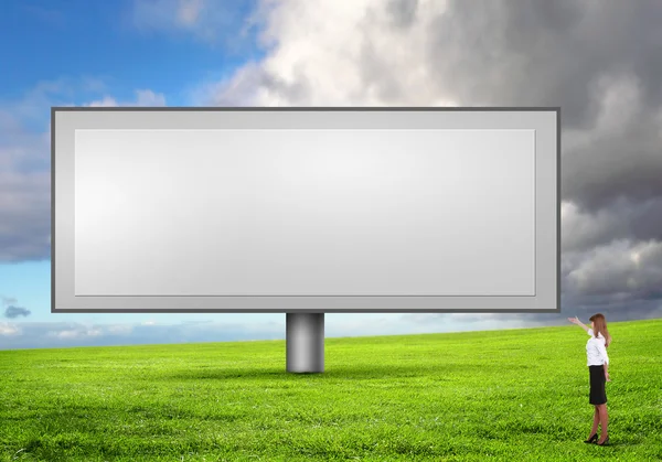 Blank billboard — Stock Photo, Image