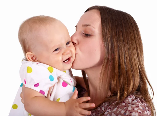 Giovane madre con figlioletta — Foto Stock