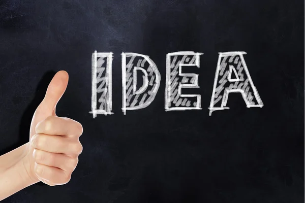 School board with the word Idea — Stock Photo, Image