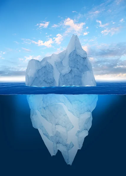 Smältande isberg — Stockfoto