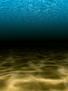 Underwater scene clipart