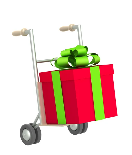 Carriage and gifts — Stock Photo, Image