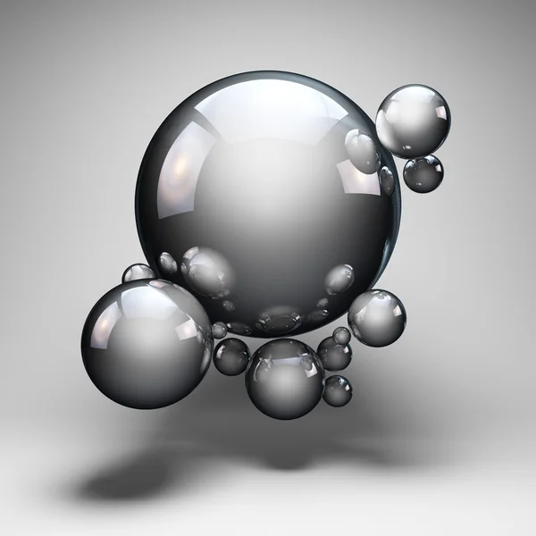 Ontwerp abstracte vormen van de ballen — Stockfoto