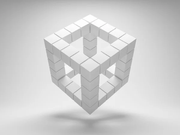 Design geometry of the cubes — Stock Photo, Image