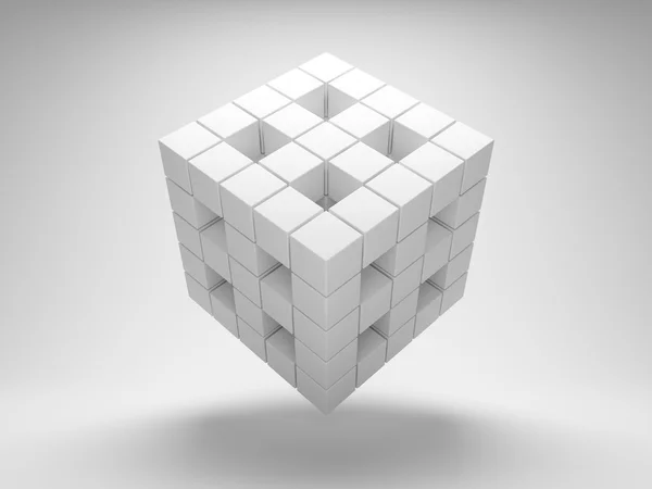 Design geometry of the cubes — Stock Photo, Image