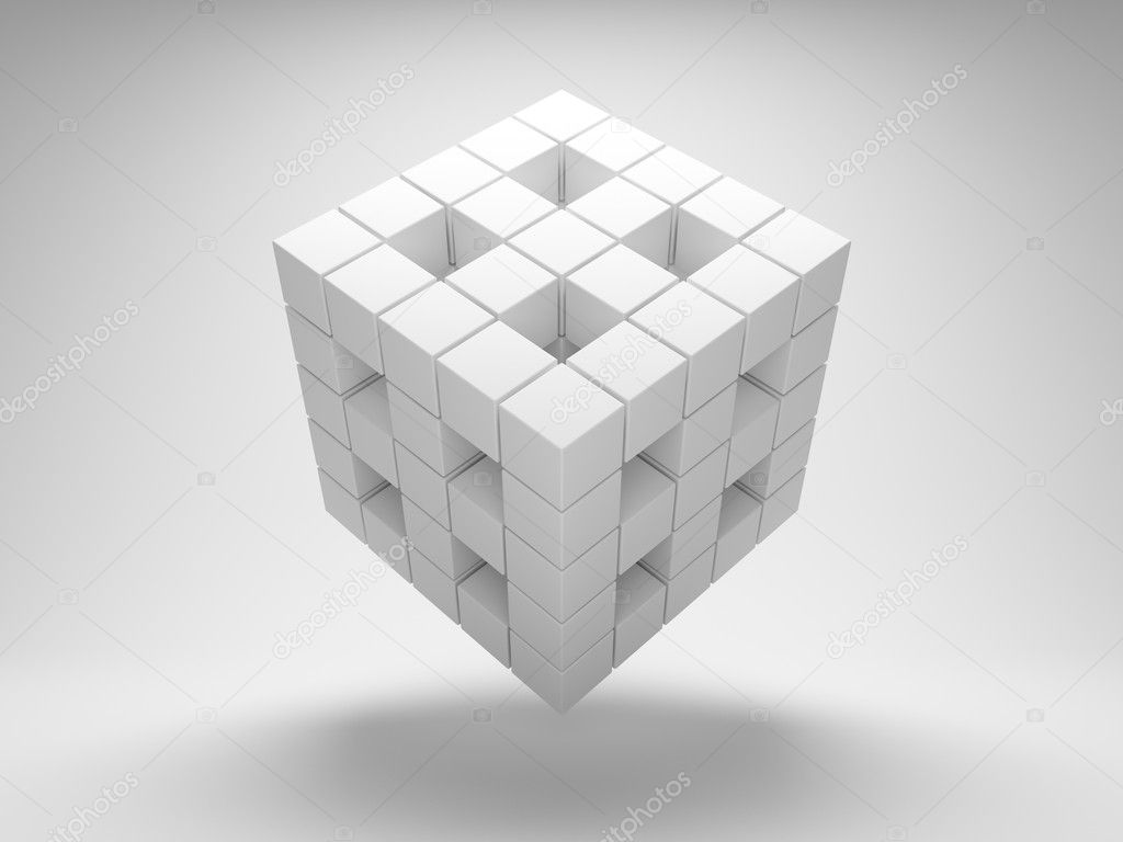 Design geometry of the cubes