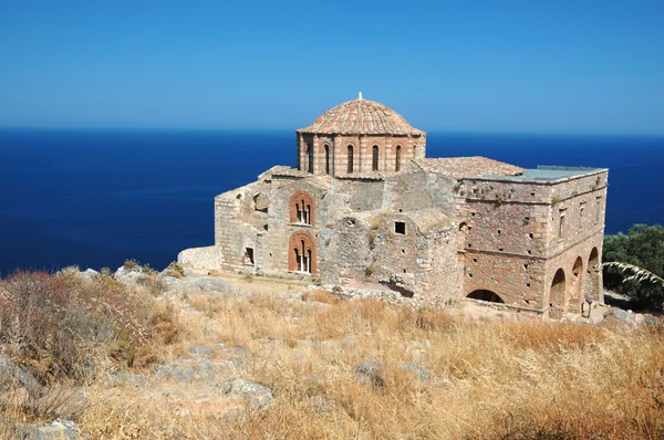 Iglesia de Agia Sofía de ciudad bizantina Monemvasia, Grecia —  Fotos de Stock